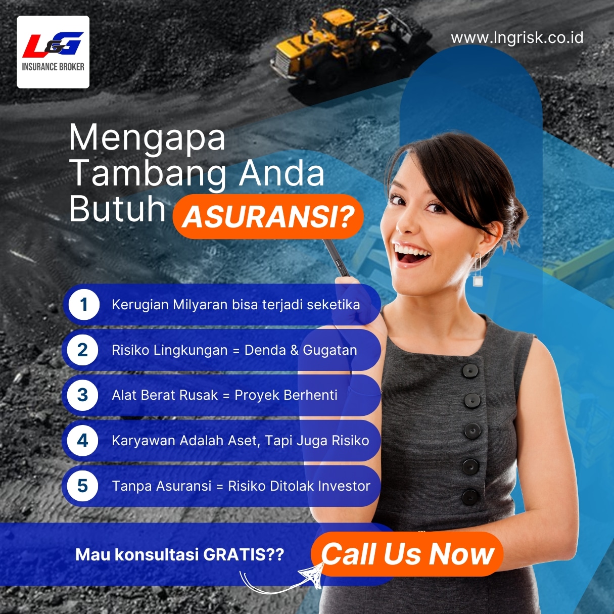 Jasa Asuransi Pertambangan